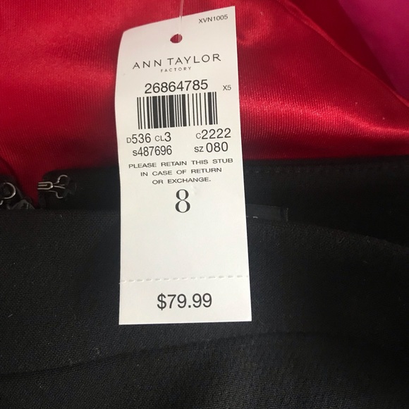 Ann Taylor Factory Black Pencil Skirt - Picture 5 of 5